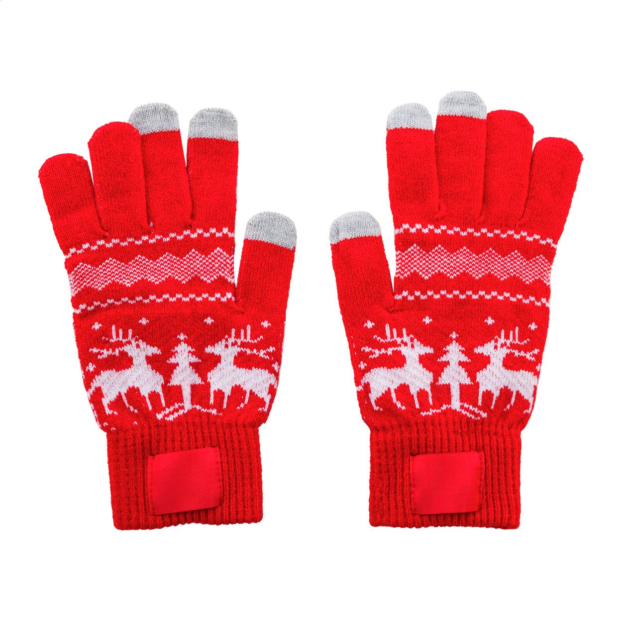 Skandihand Weihnachtliche Touchscreen-Handschuhe - rot-441