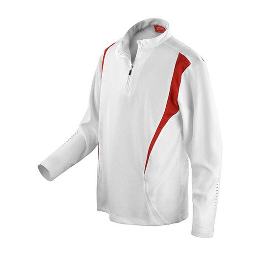 Trial Training Top - white - red - white-326