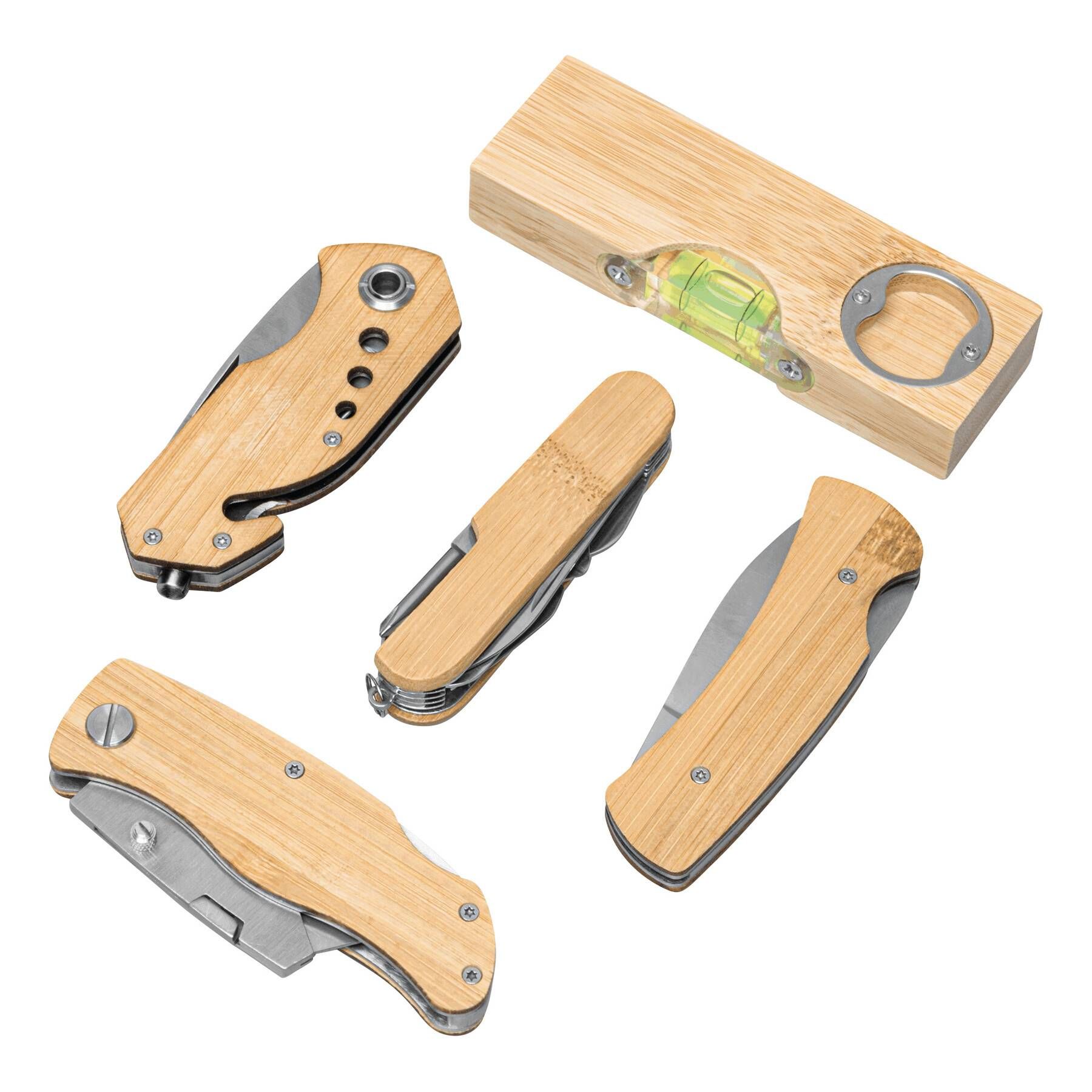 Wasserwaage BAMBOO TOOL - braun-800