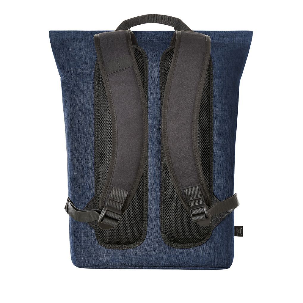 Laptop-Rucksack EUROPE - blau meliert-130