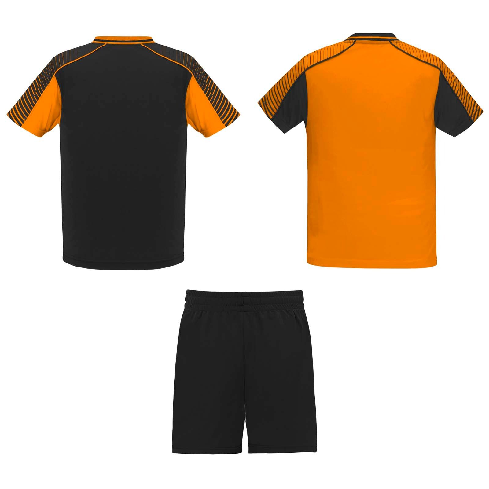 Juve Sport-Set für Kinder - orange -  schwarz-400