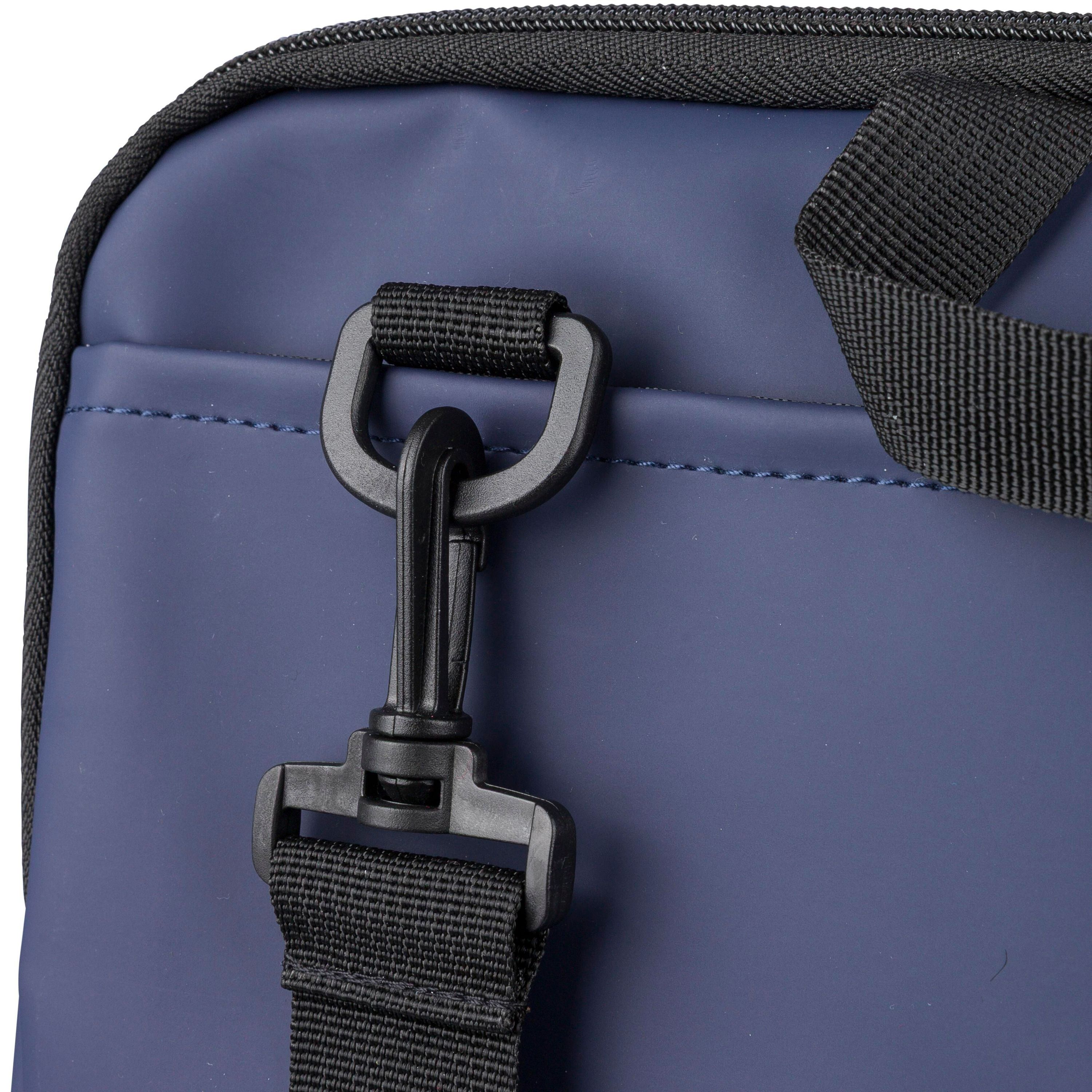 Recycelte PU-Laptoptasche Rafi - schwarz-210