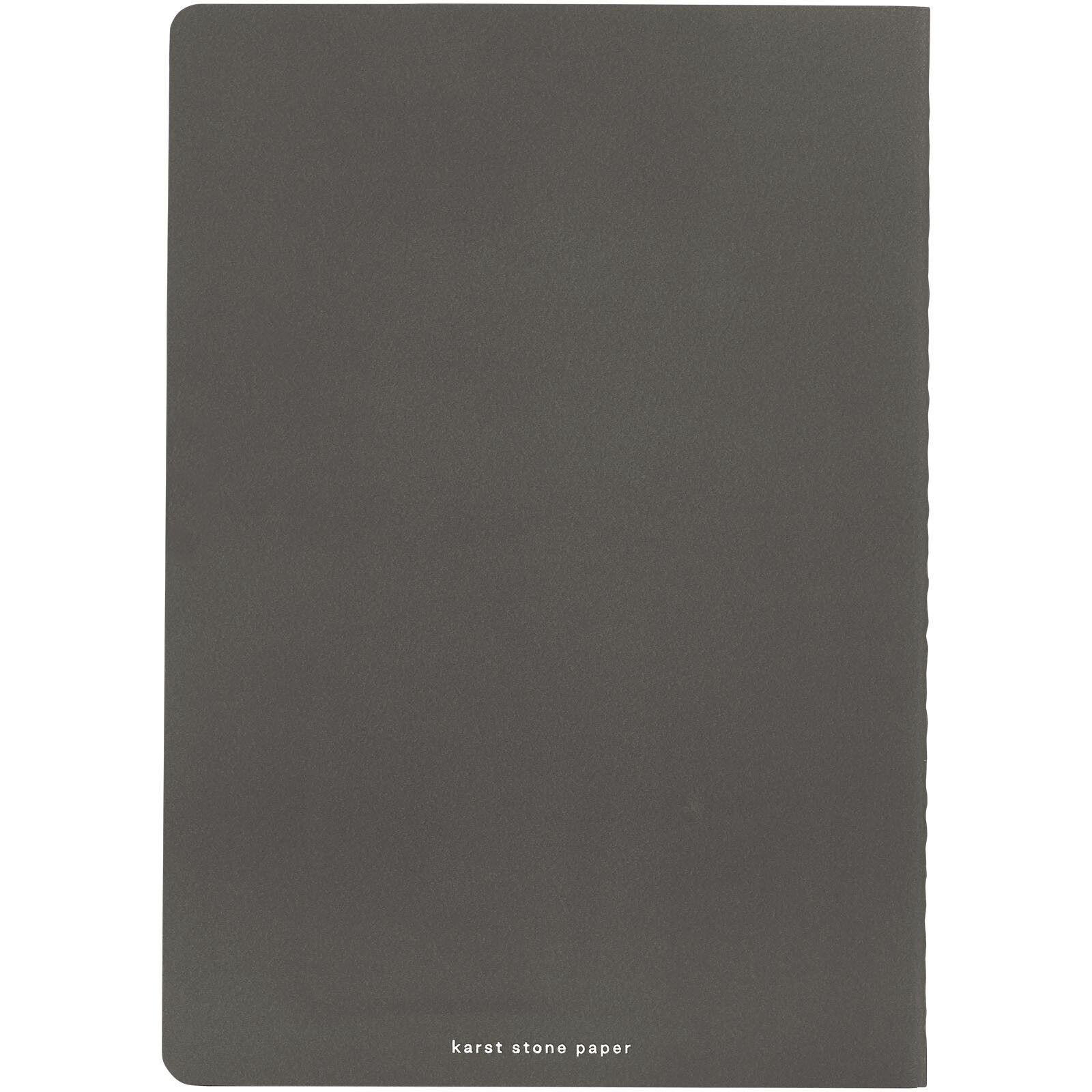 Karst A5 Notizbuch, Doppelpack - schiefergrau-905