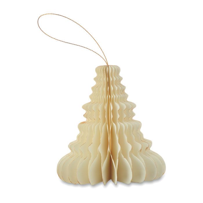 Weihnachtsschmuck aus Papier HARMOTREE - beige-265