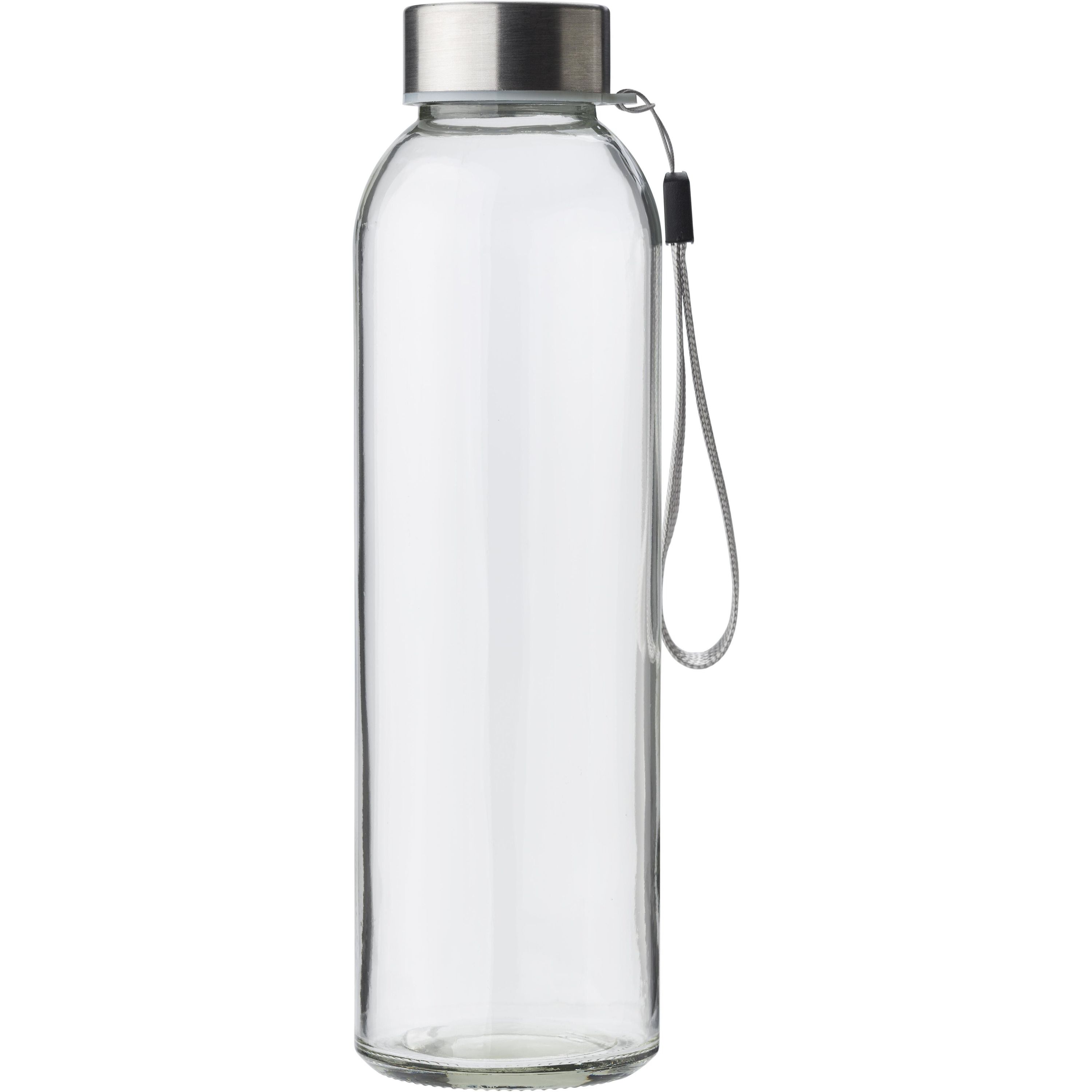 Glasflasche (500ml) mit einem Neoprenhülle Nika - rot-130