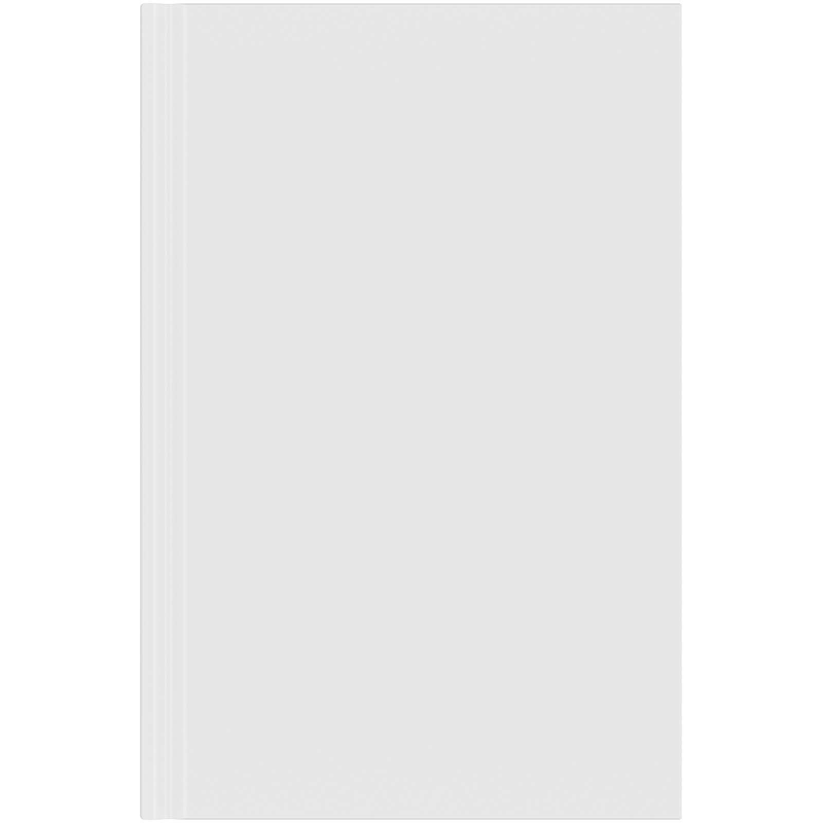 Novella Brontë A5 Hardcover Notizbuch mit glänzendem Finish – 100 Blatt - weiss-276