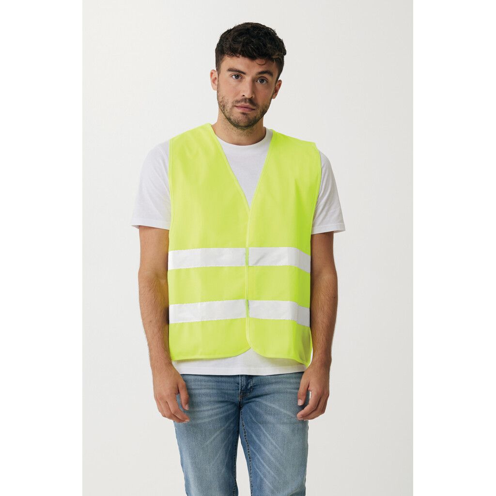 Sicherheitsweste aus GRS recyceltem PET - gelb-754