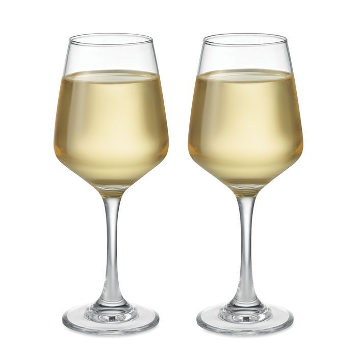 Set mit 2 Weingläsern CHEERS - transparent-40