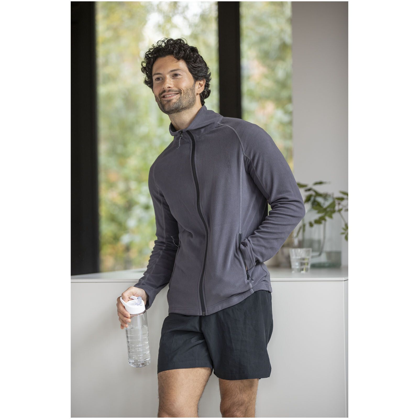 Zelus Fleecejacke für Herren - blau - XL-592