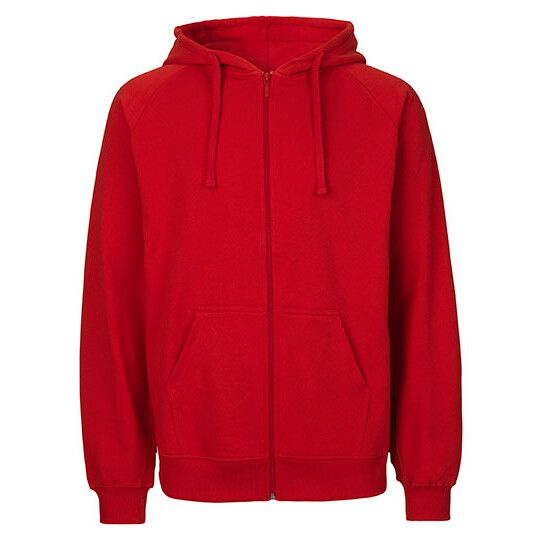Men´s Zip Hoodie - red-741