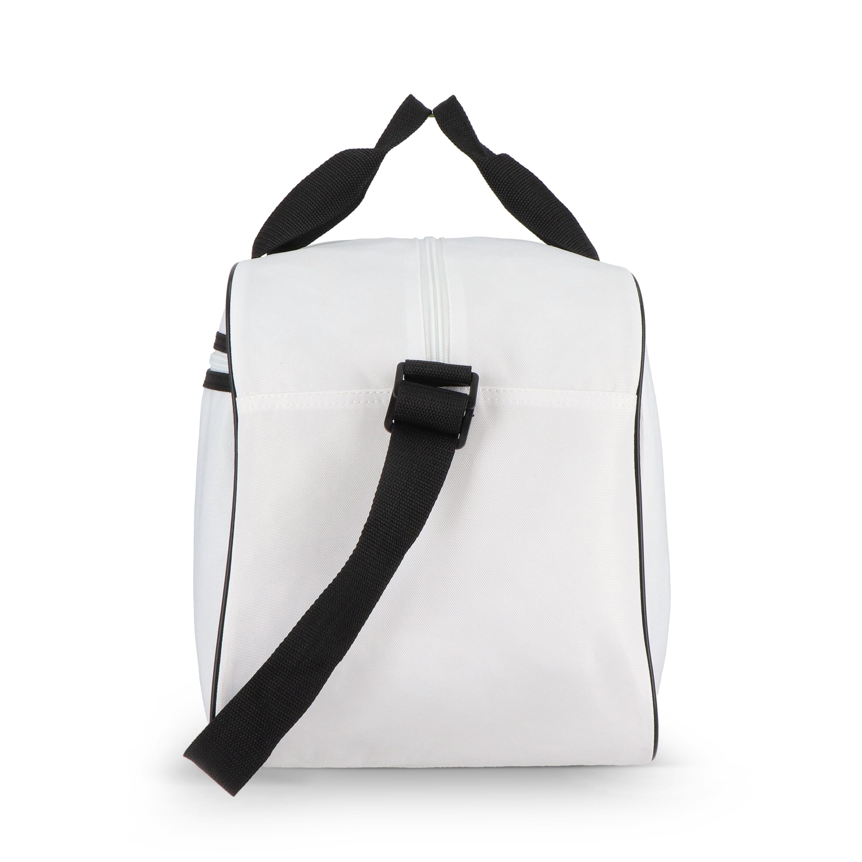 R-PET 600D Sport- und Reisetasche 48 x 25 x 28 cm 30 l - weiss  -  schwarz-67