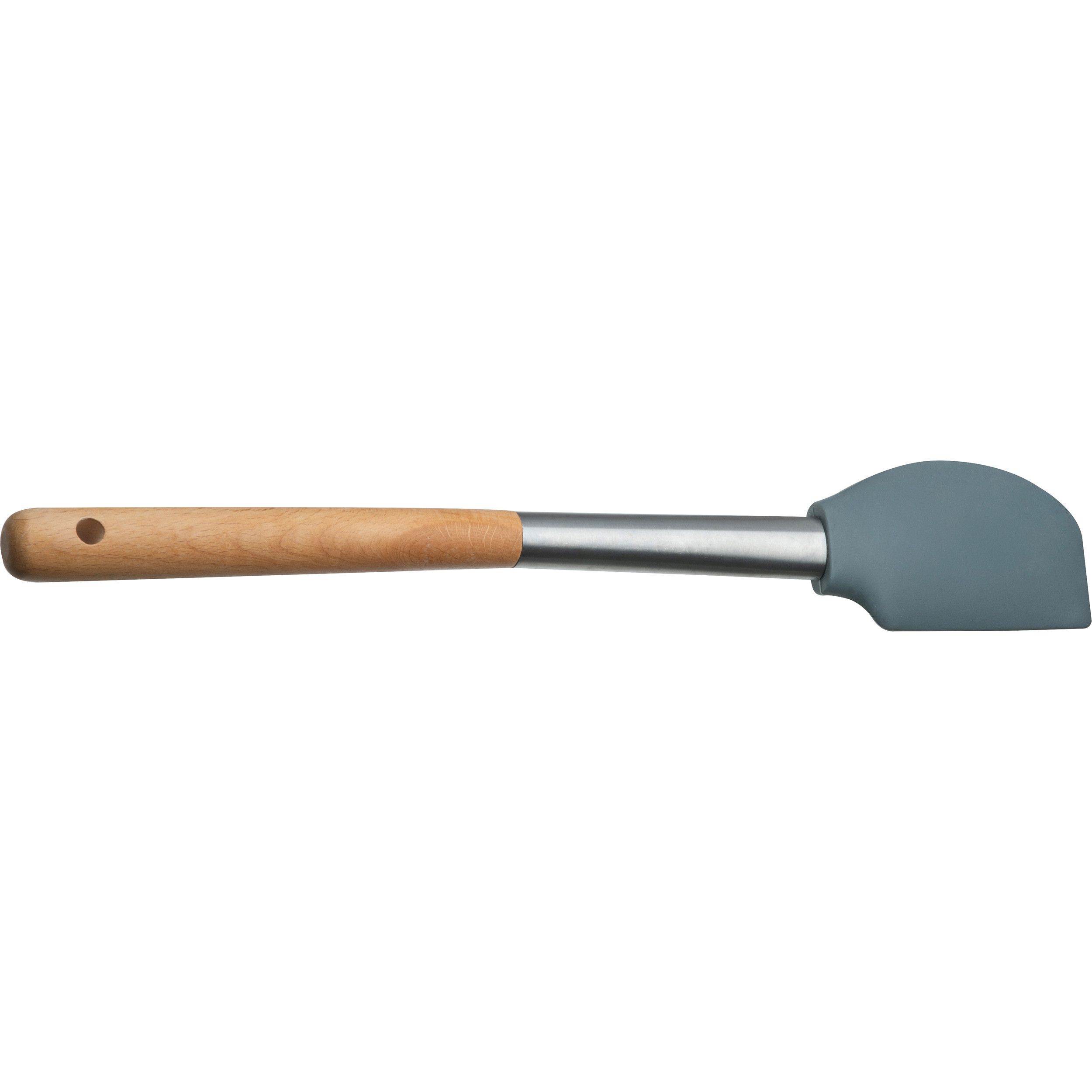Silikon-Teigschaber mit Holzgriff  - beige-269