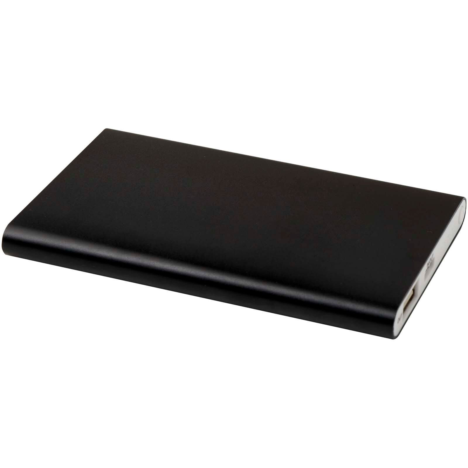 Pep 4000 mAh Type-C Powerbank aus recyceltem Aluminium  - schwarz-779