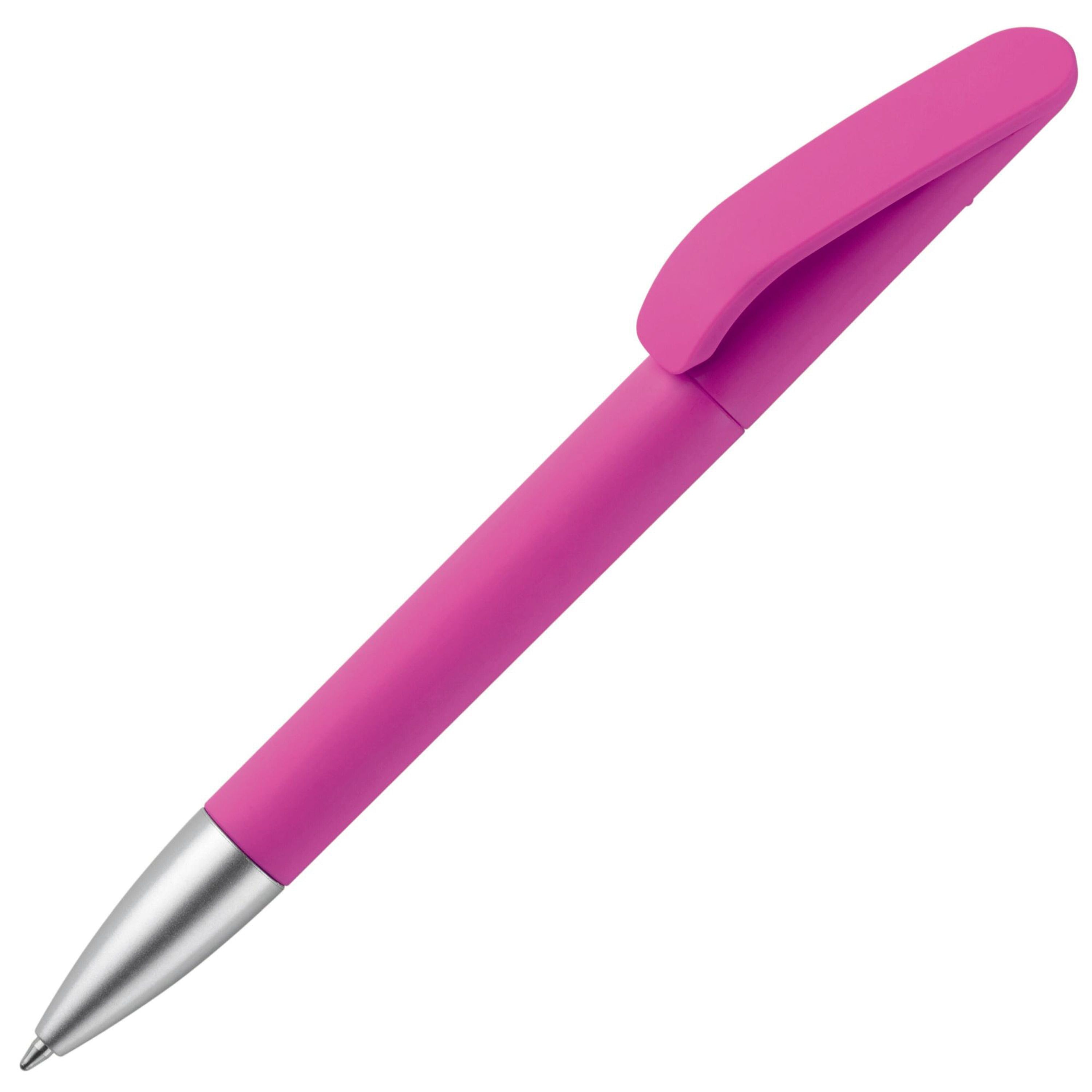 Kugelschreiber Slash soft touch R-ABS - rosa-655
