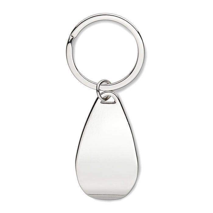Schlüsselring mit Kapselheber HANDY - silber glänzend-42
