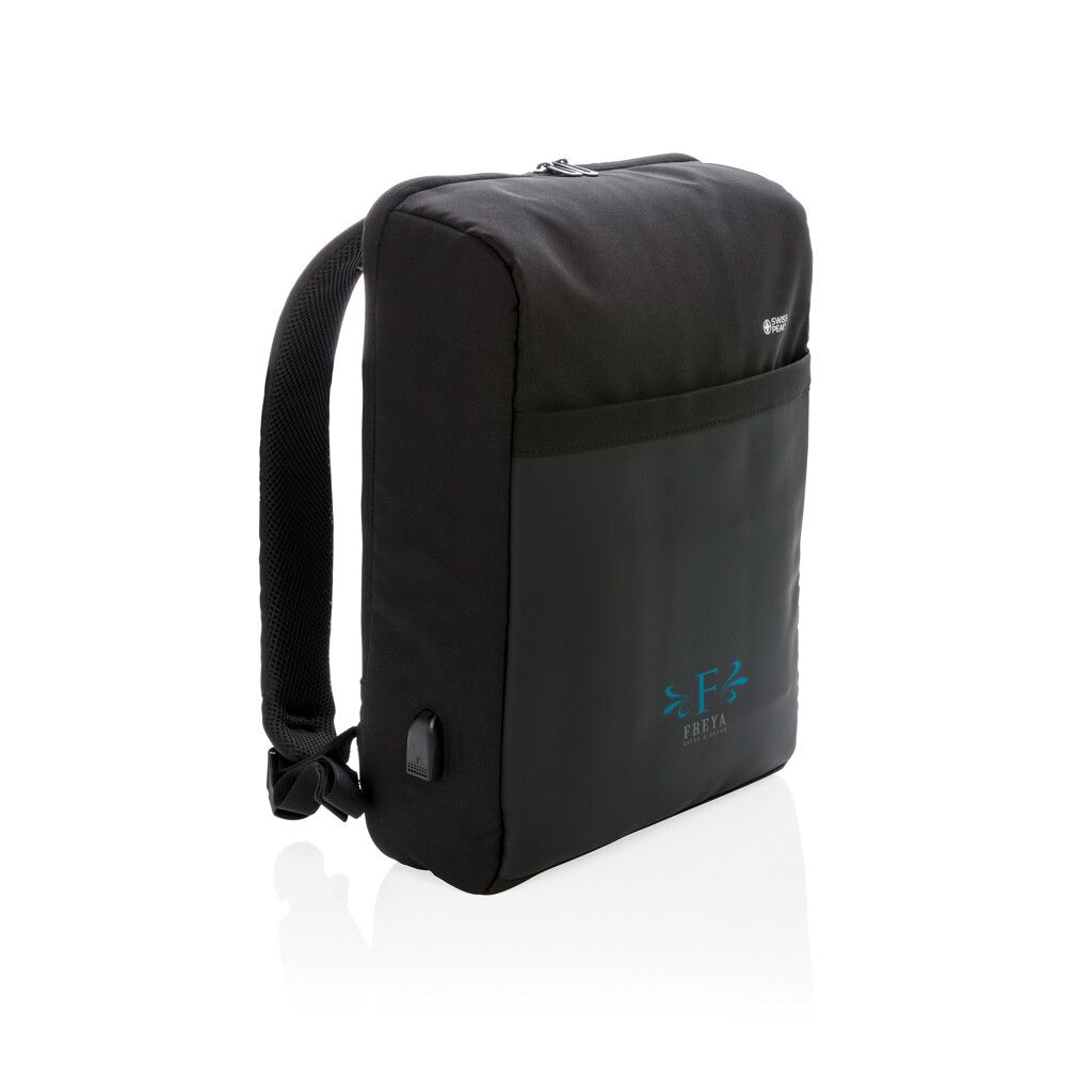 Swiss Peak 15" Anti-Diebstahl RFID & USB Rucksack - schwarz-662