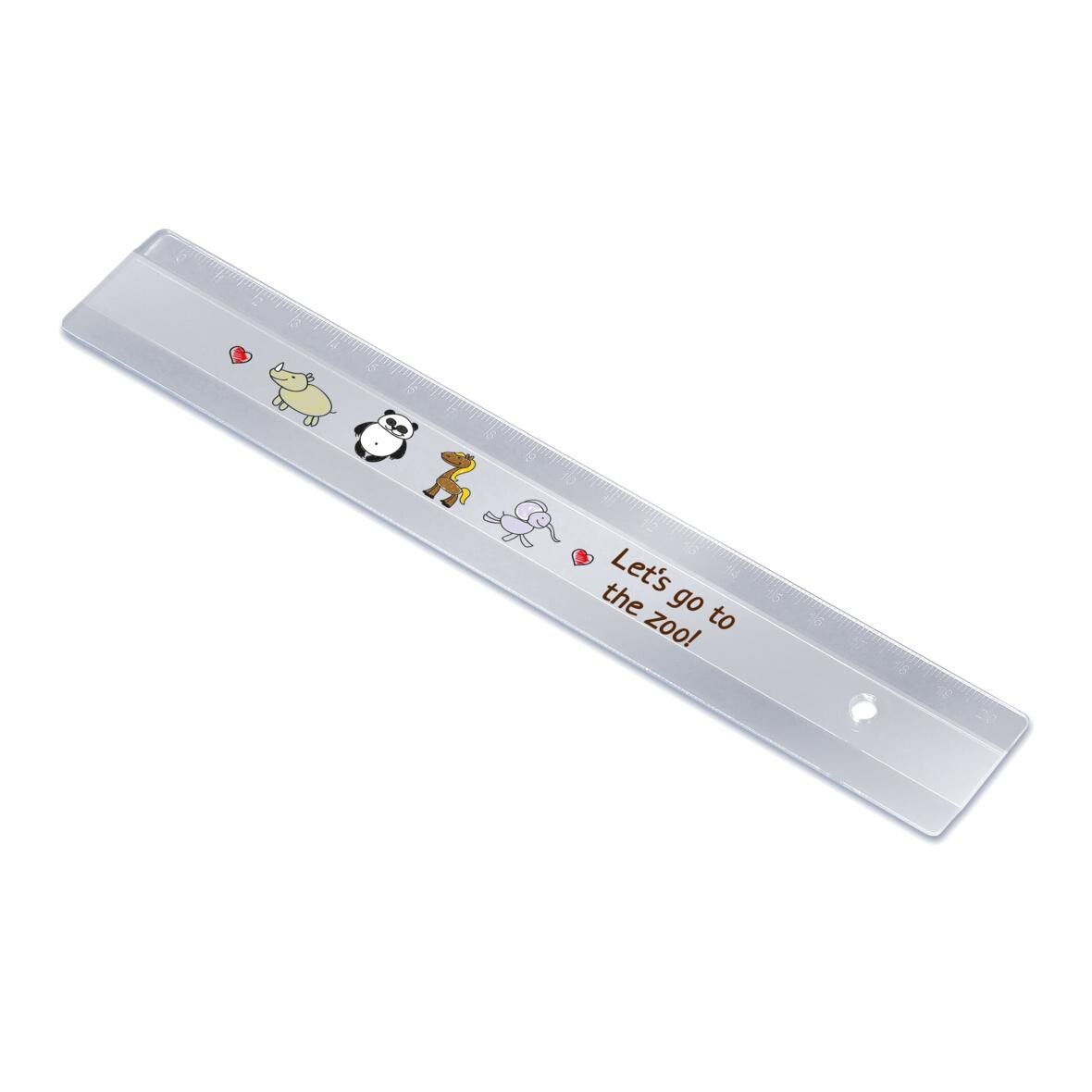 Lineal 20 cm - transparent-185