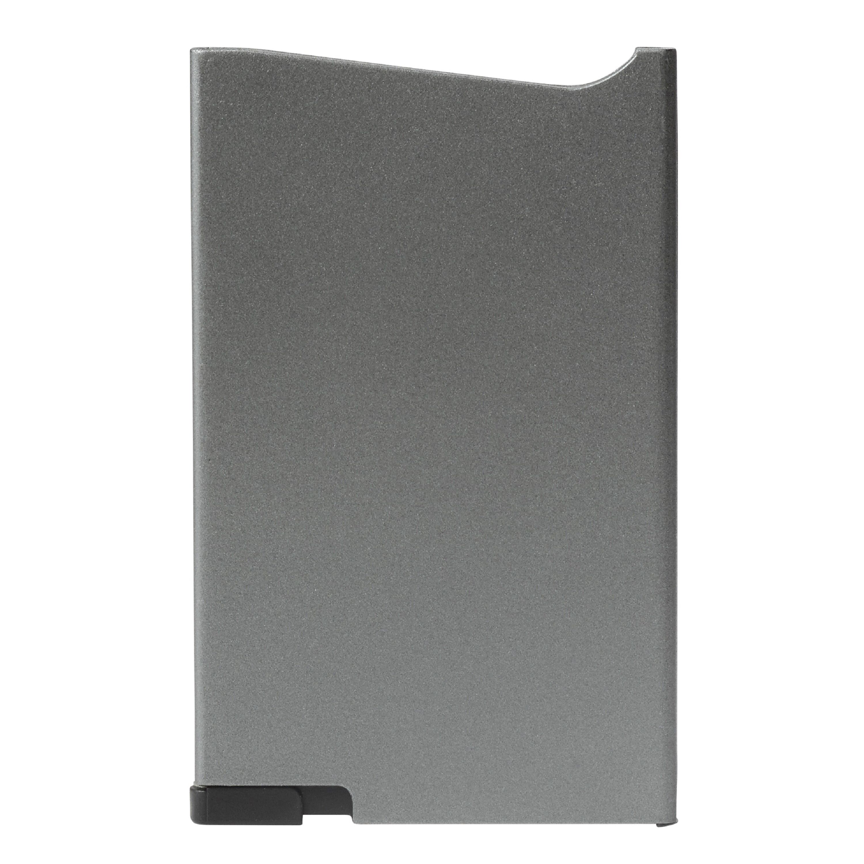 RFID Anti Skimming Kunststoff-Kartenhalter - gun metal - dark-80