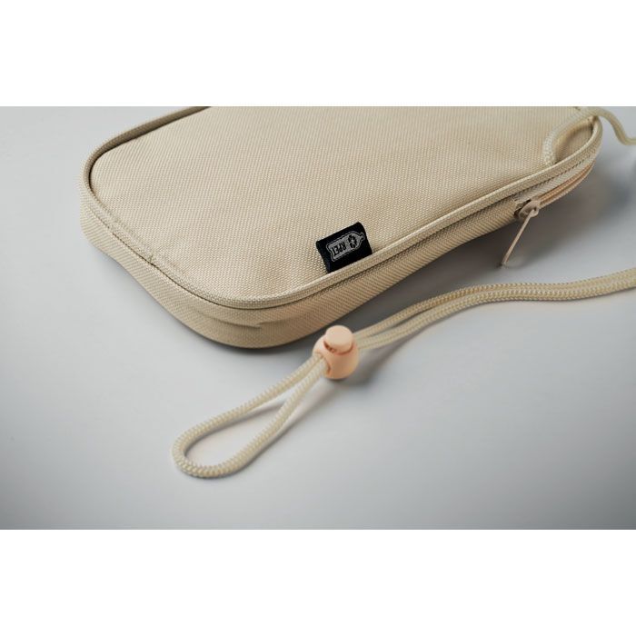 Crossbody-Reisetasche RPET KOROVIN POUCH - beige-531