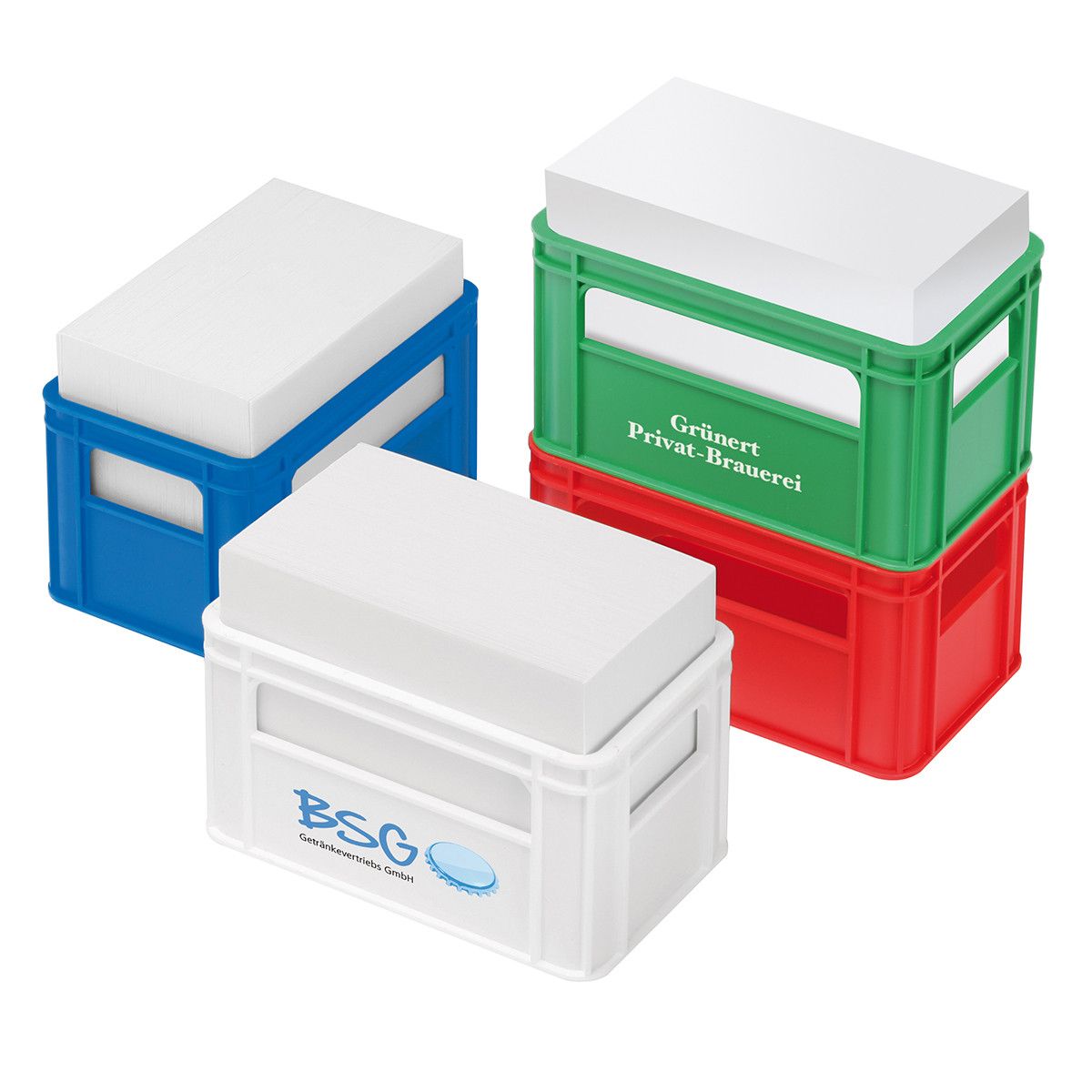 Zettelbox Getränkekasten - blau-861