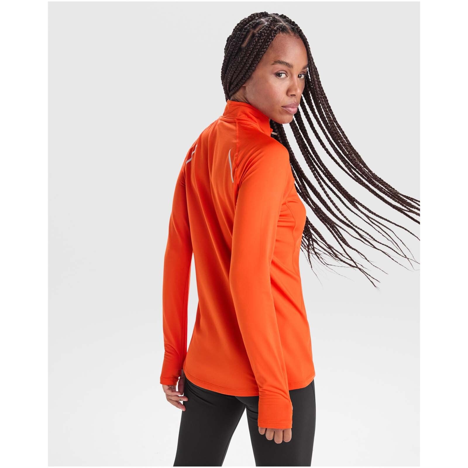 Estambul Half-Zip Sweatshirt für Damen - feuerorange - XL-832