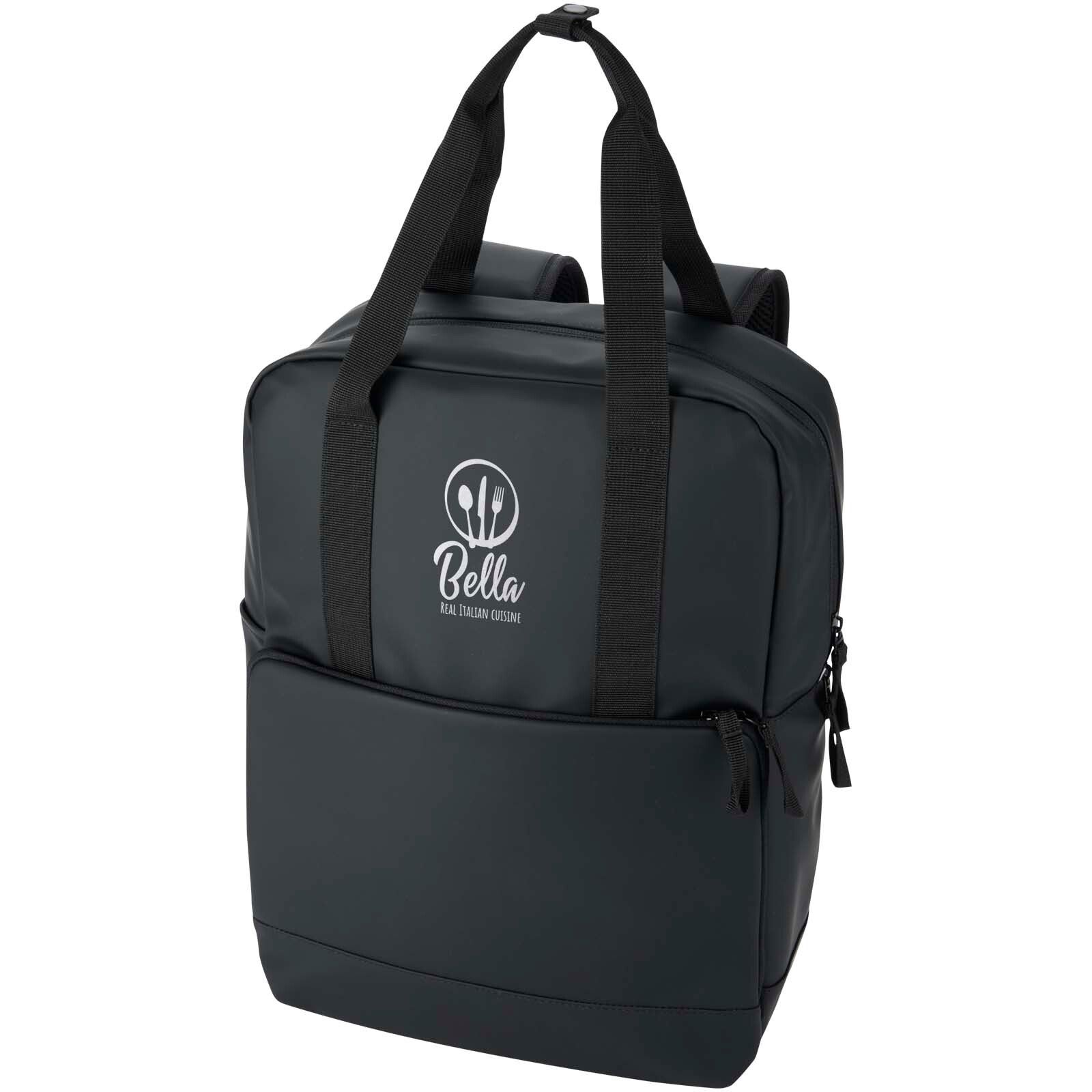 Resi Plus GRS recycelte Rucksackkühltasche 18L - schwarz-241