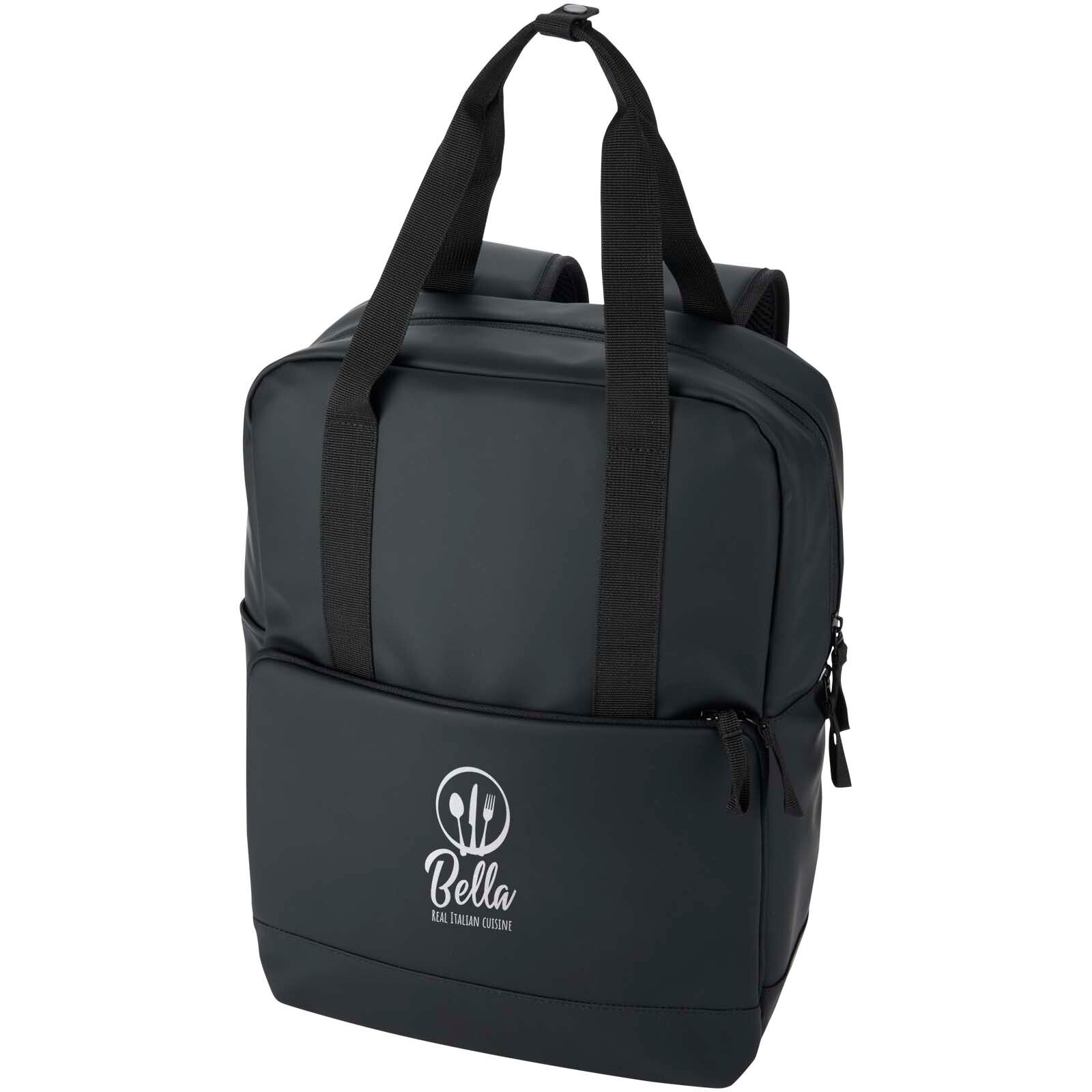 Resi Plus GRS recycelte Rucksackkühltasche 18L - schwarz-241