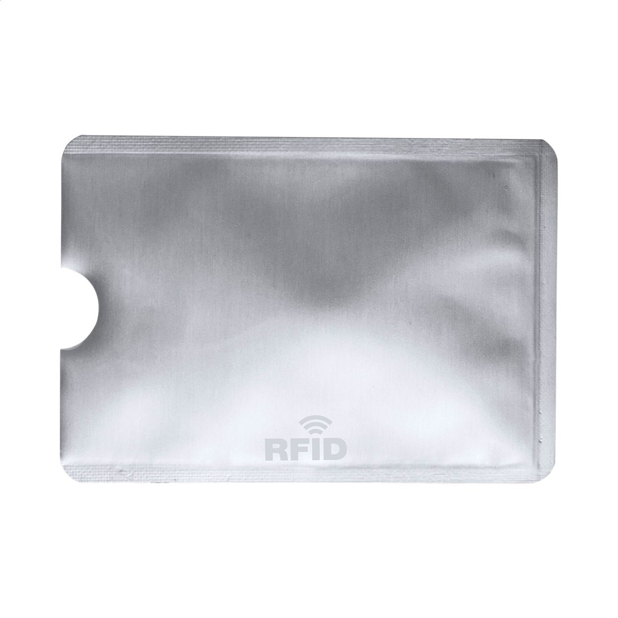 Kreditkartenhülle Becam - silber-813