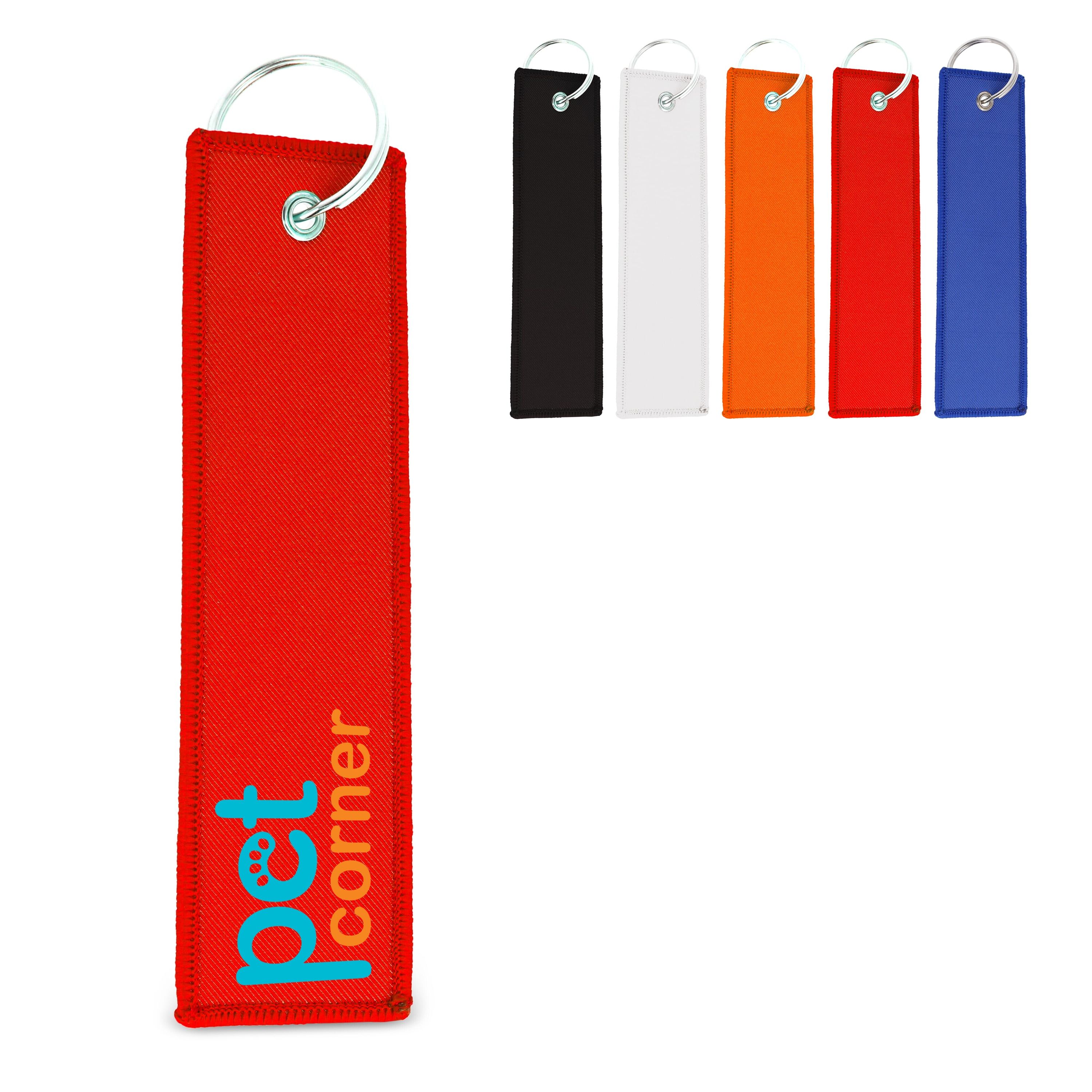 Kofferanhänger mit Schlüsselring - rot-874