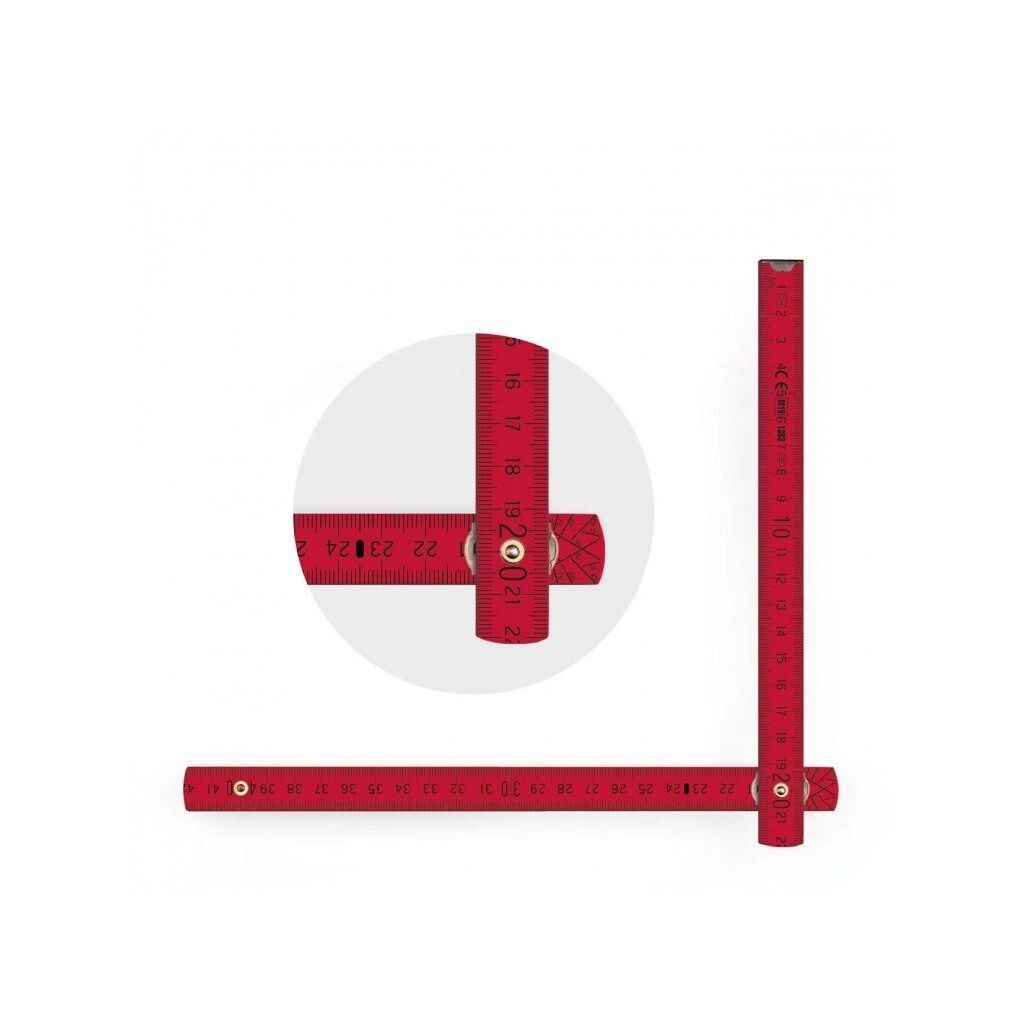 BLOCK 52 Holz Zollstock - 2m - kastanie-83