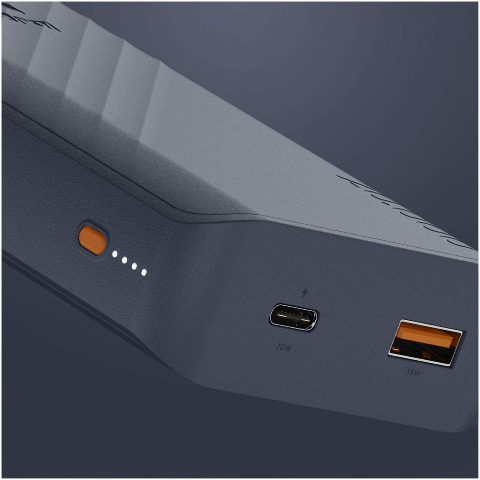 Xtorm Go2 20 W, 20.000 mAh Powerbank mit Schnellladefunktion - mittelblau-793