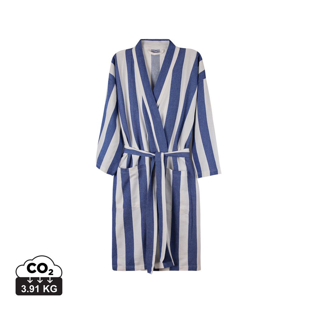 VINGA Ornos GRS Hamam-Bademantel S/M - blau-965