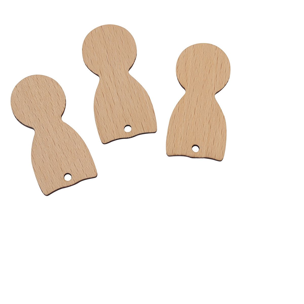 Einkaufswagenlöser Holz - beige-723
