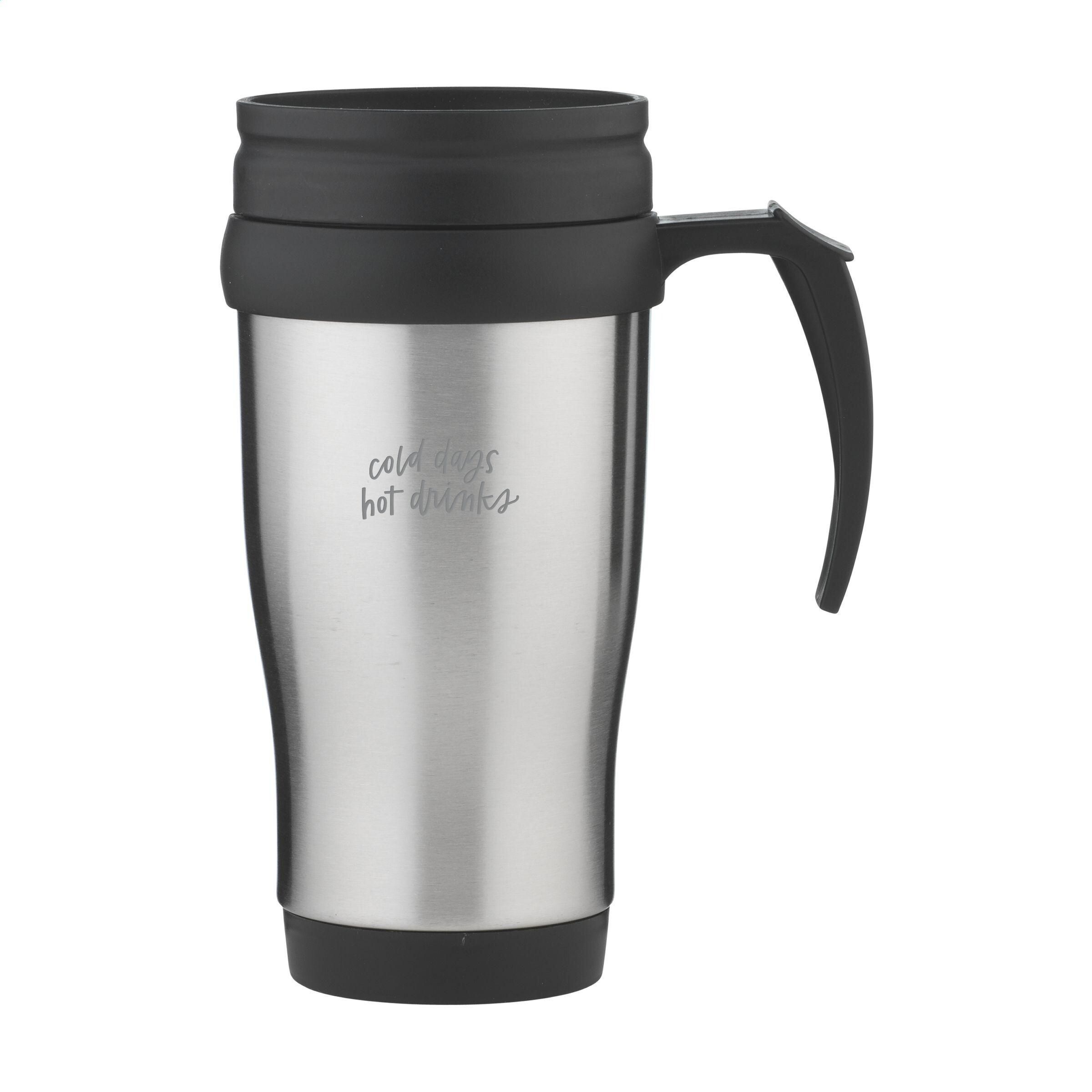 SuperCup 400 ml Thermobecher - silber-805