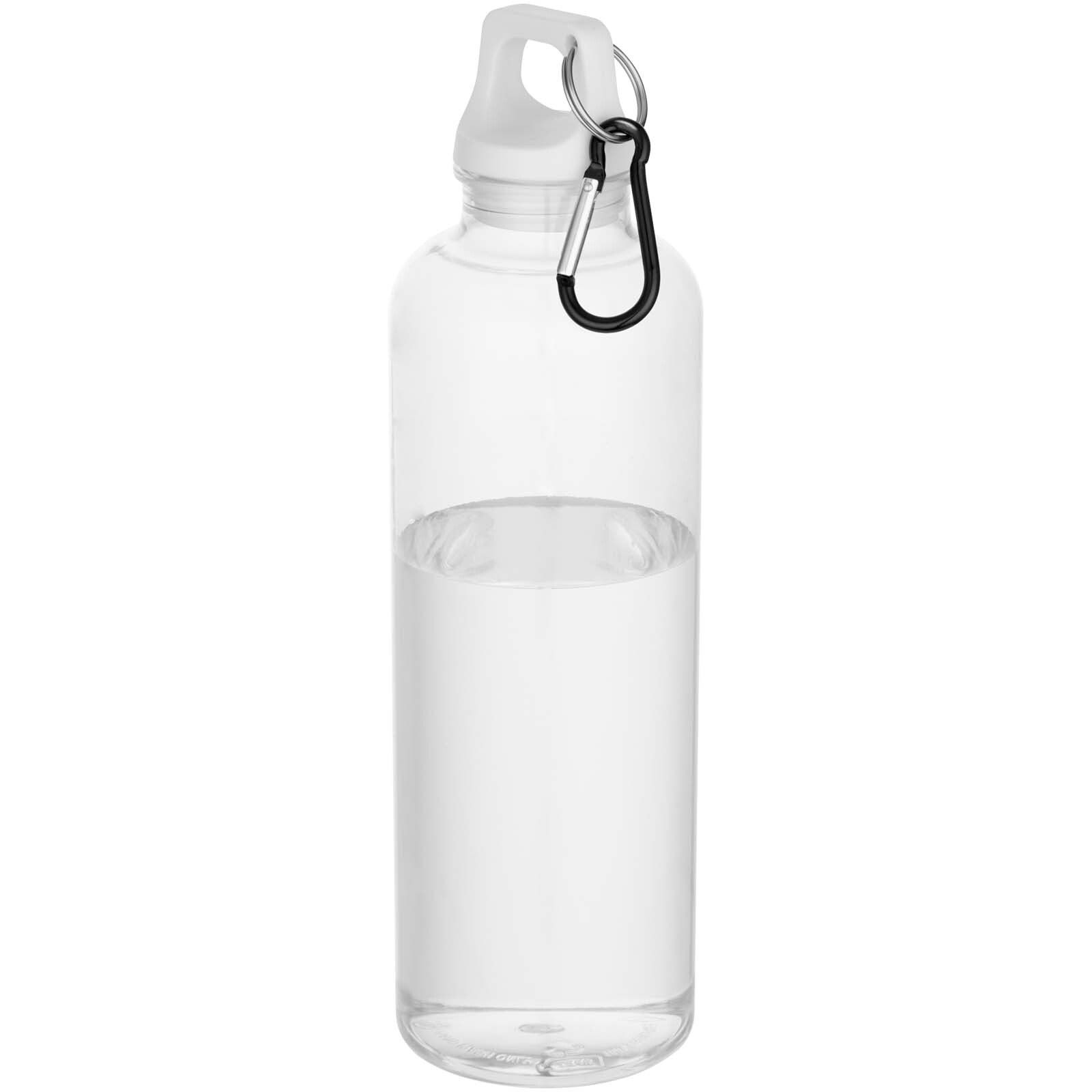 Oregon 750 ml RCS-zertifizierte Trinkflasche aus recyceltem Kunststoff mit Karabinerhaken - weiss-234