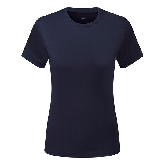 Women’s TriDri® Ion-Charge recycled textured tee - french navy-389