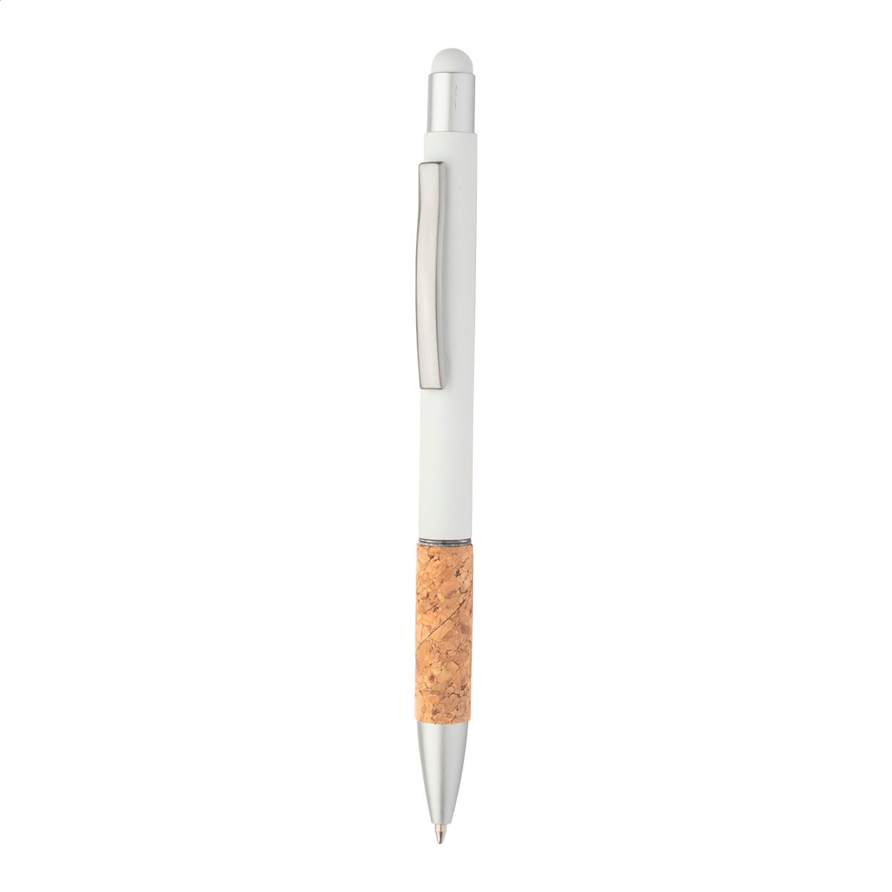 Touchpen mit Kugelschreiber Corbox - weiß-563