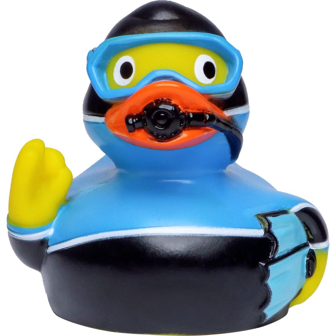 Quietsche-Ente Taucher - bunt-732
