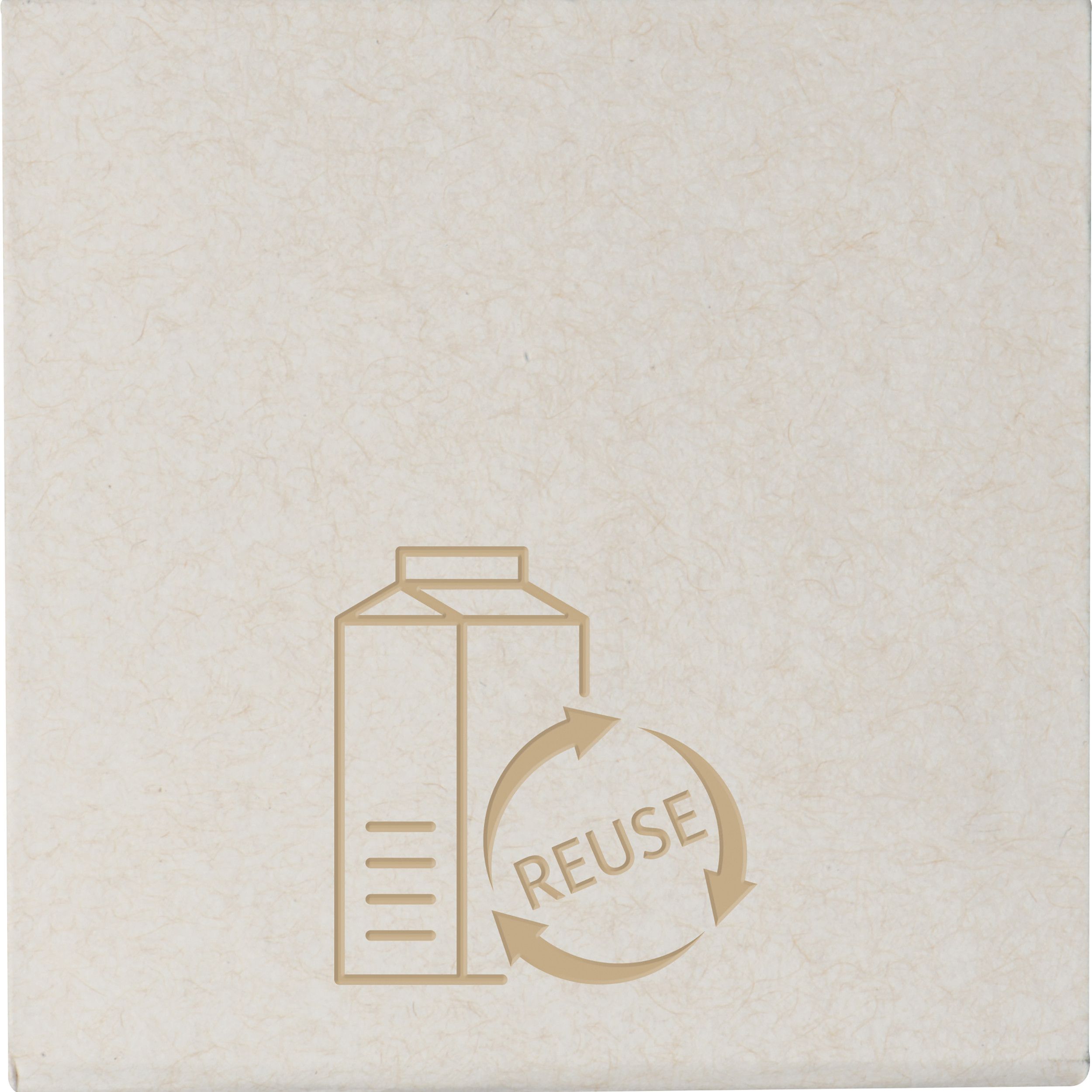 Notizblock aus recyceltem Milchkarton - beige-81