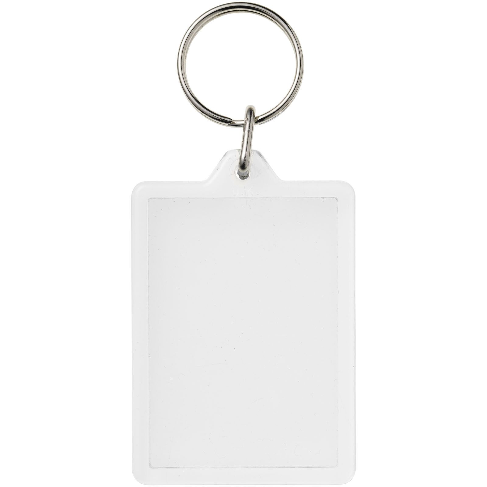 Vito rechteckiger C1 Schlüsselanhänger - transparent klar-581