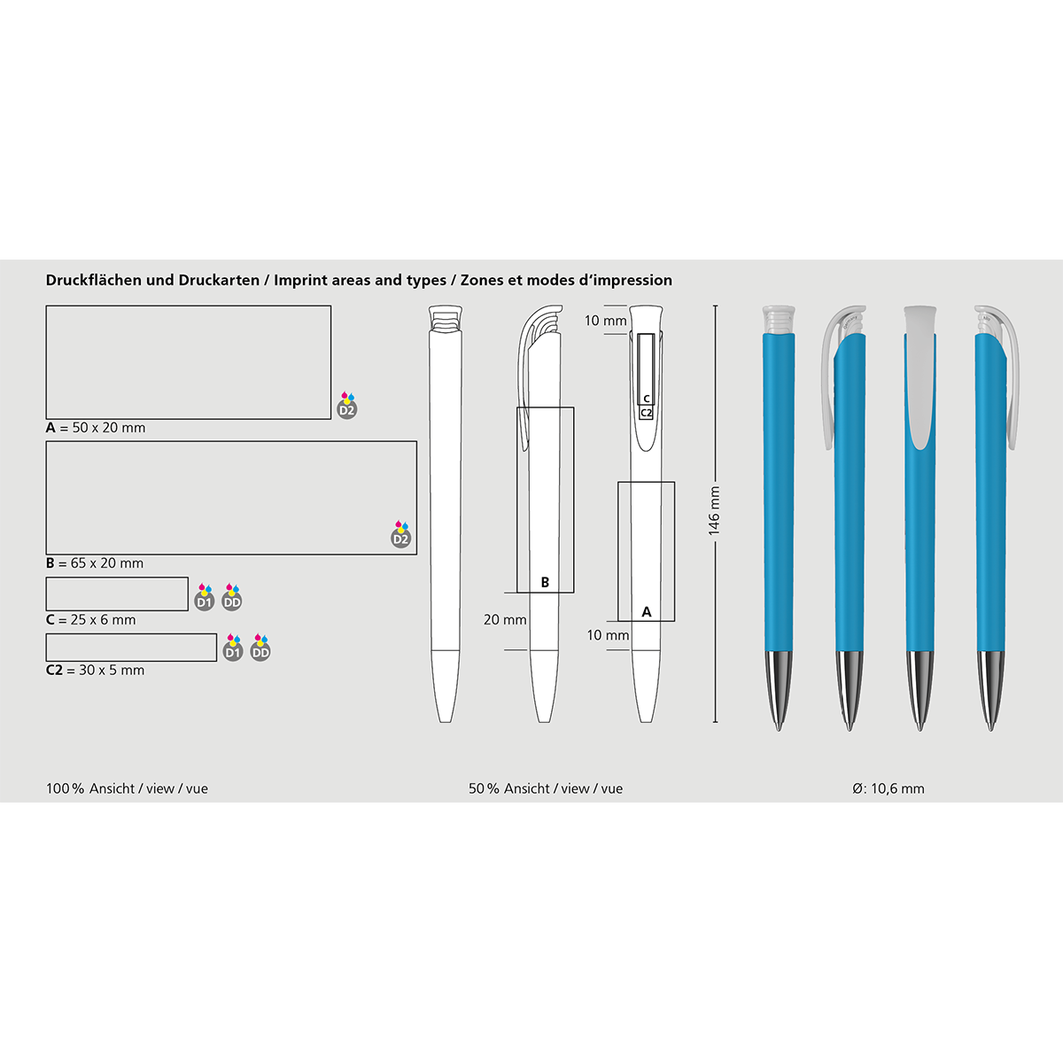 Druckkugelschreiber Jona softtouch/high gloss Mn - softtouch weiss - weiss-521