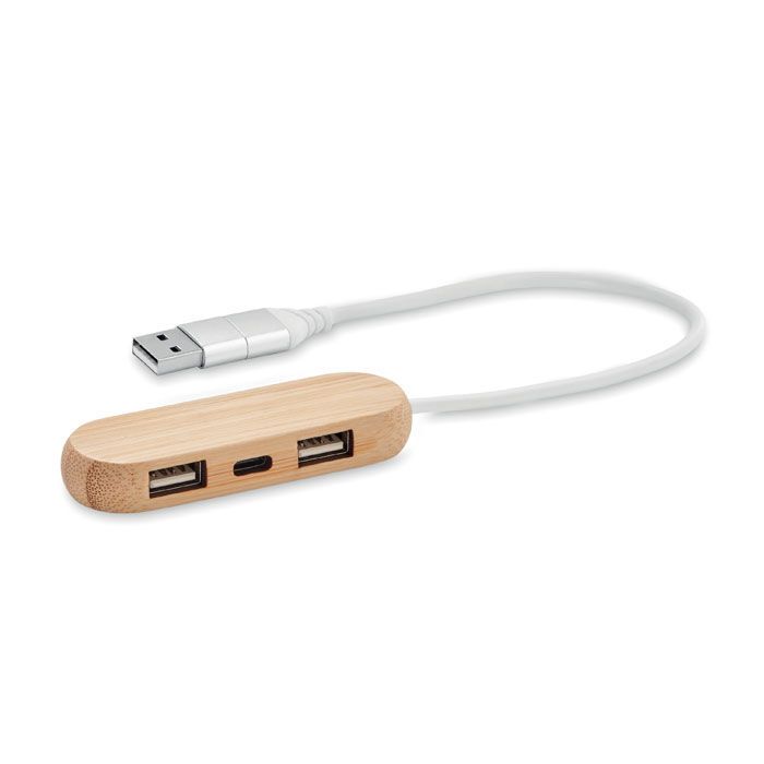 3 Port 2.0 USB Hub VINA C - holz-34