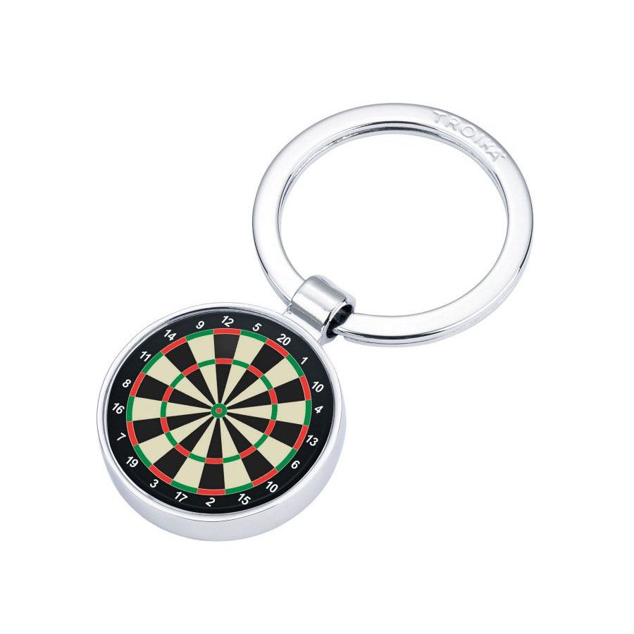 Schlüsselanhänger DARTS - mehrfarbig - silber-161