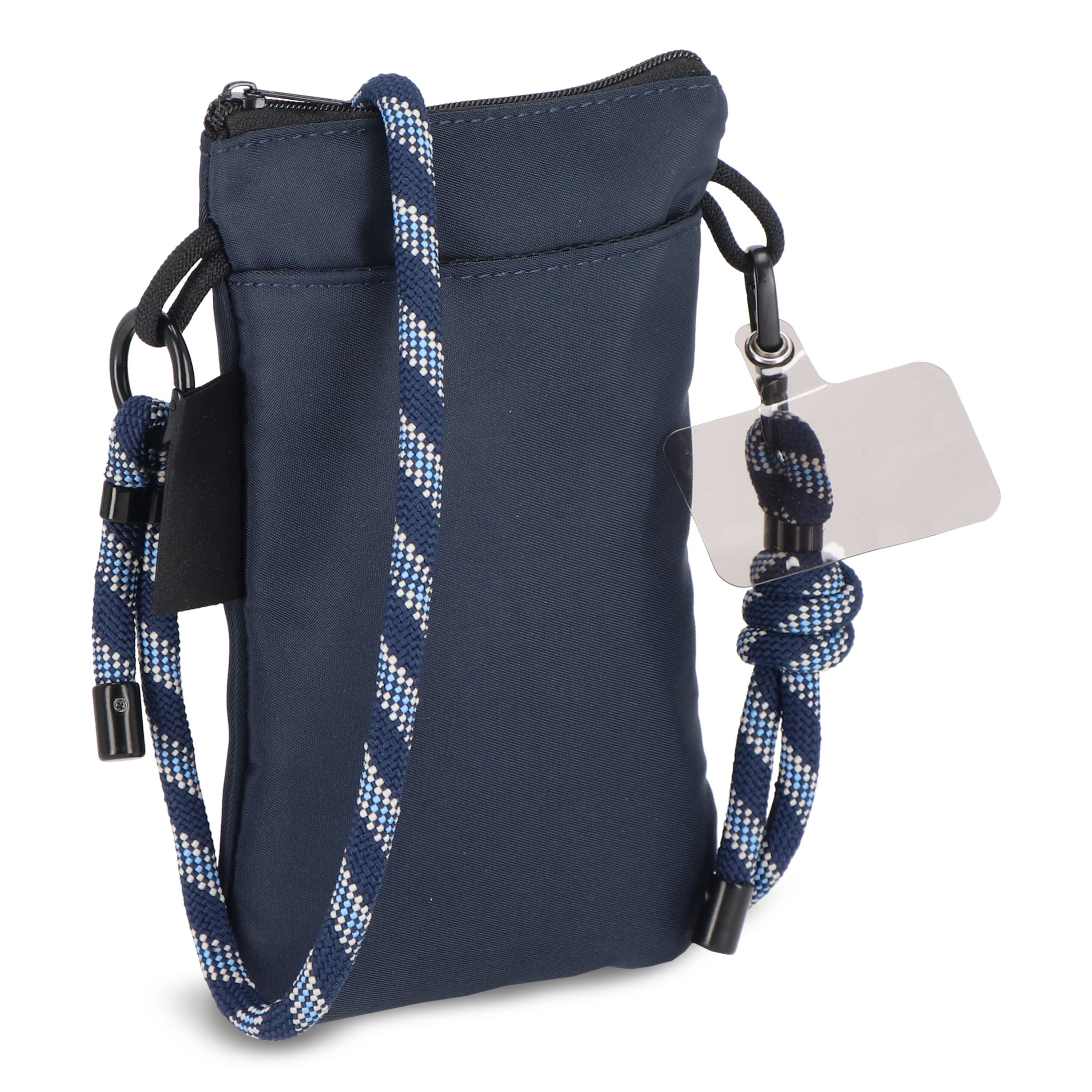 Crossbody Beutel mit Paracord Gurt - dunkelblau-467