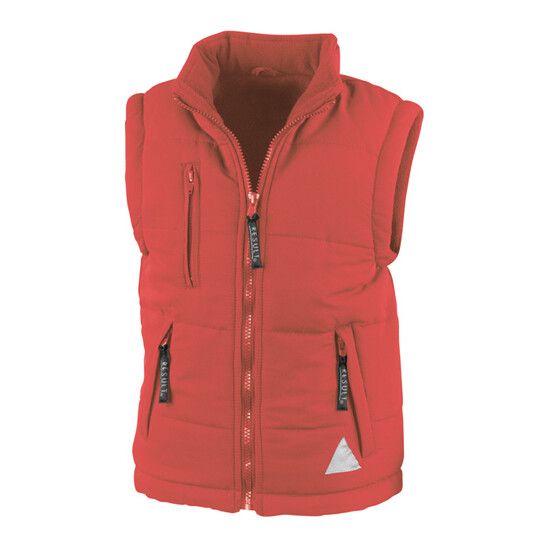 Junior Ultra Padded Bodywarmer - red-688