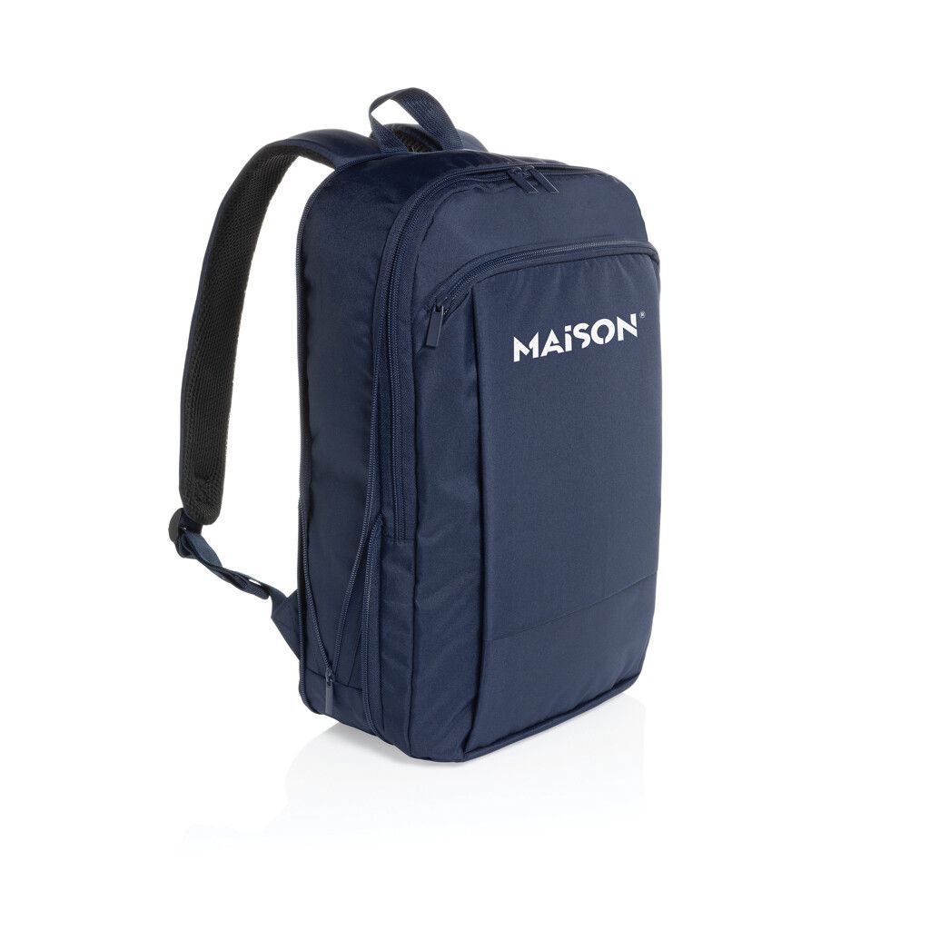 Flexpack Aware™ Expandable Slim RPET 15,6" Laptop-Rucksack - navy blau-235