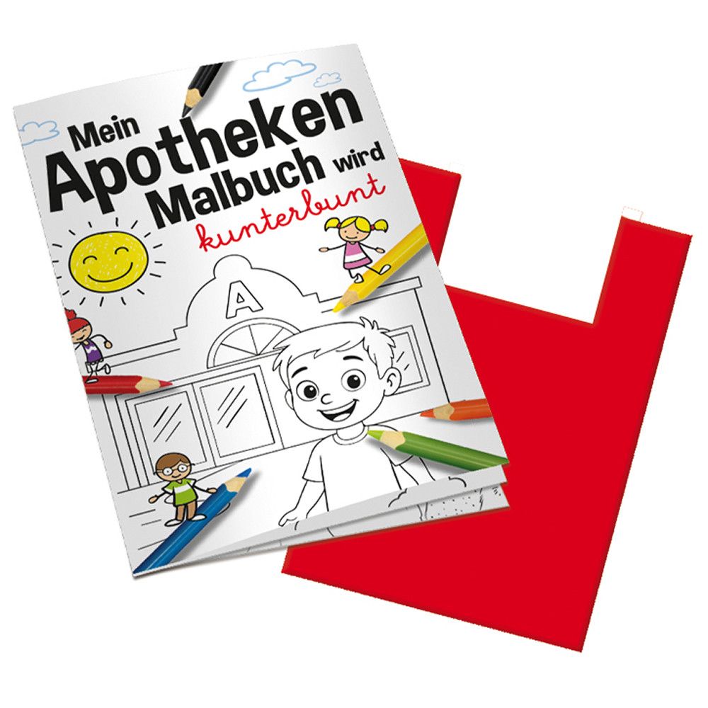 Malbuch / Mal-Set A6 - Apotheke - Malbuch neutral-309