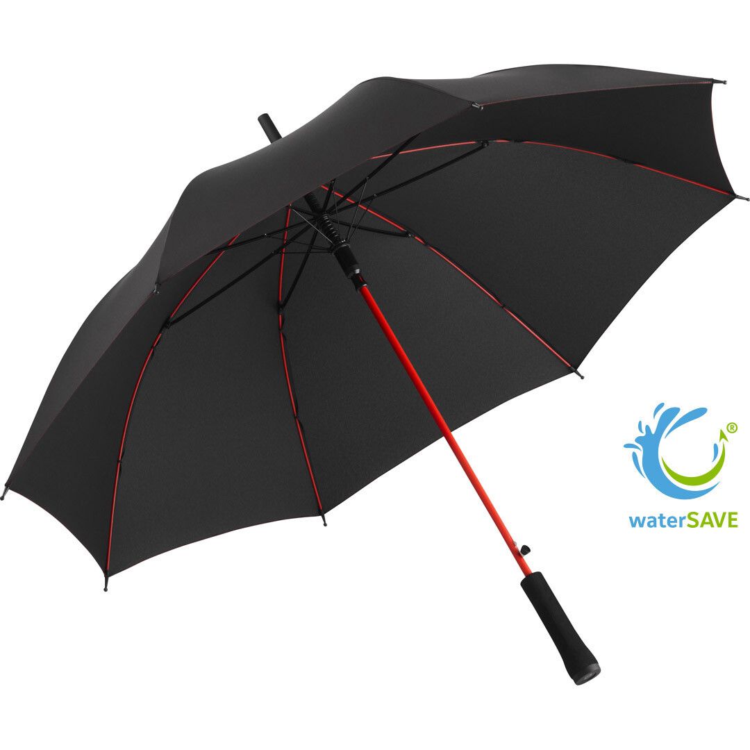 AC-Stockschirm Colorline Ø105 cm - schwarz - rot-179