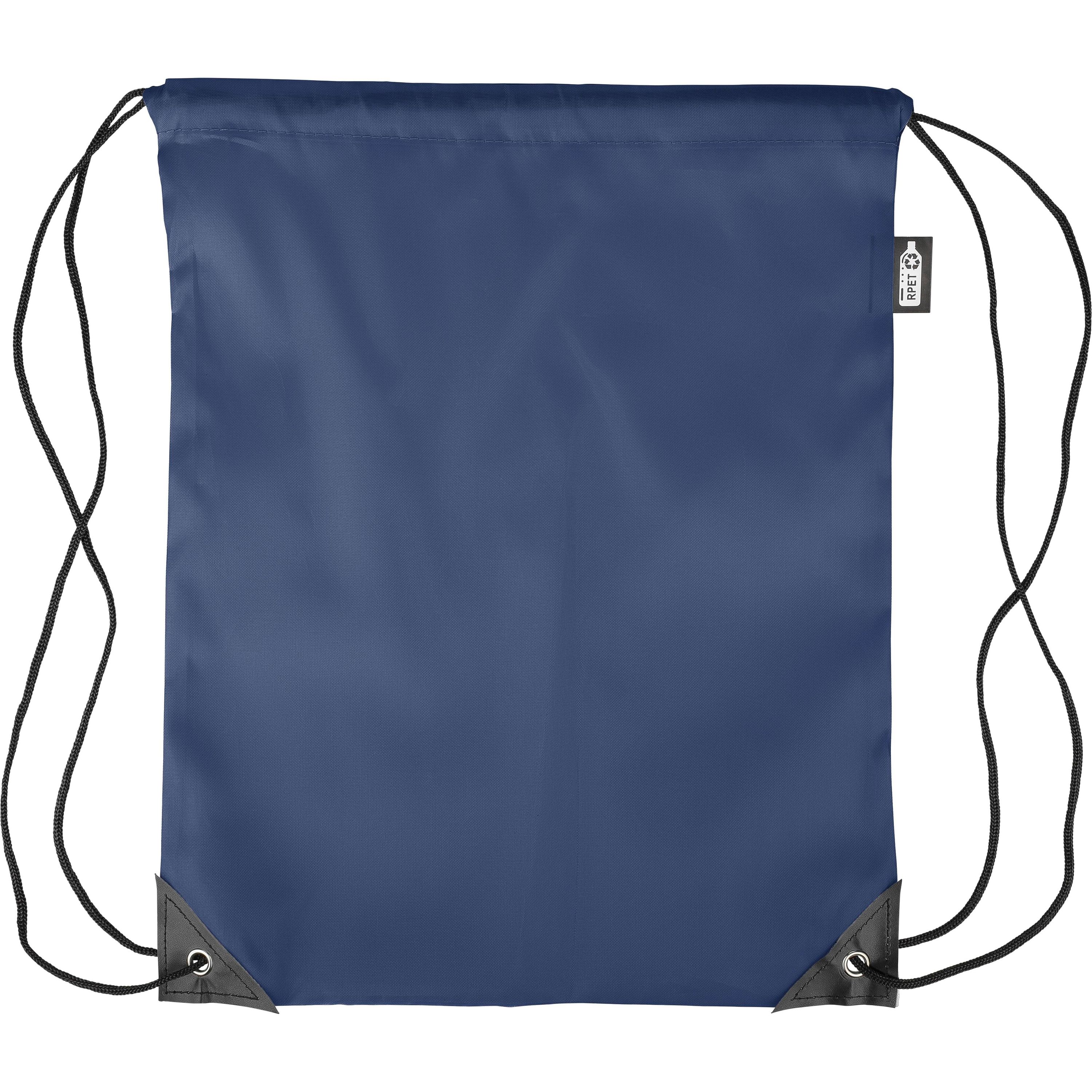 rPET 210D Polyester Rucksack mit Kordelzug Calix - blau-573