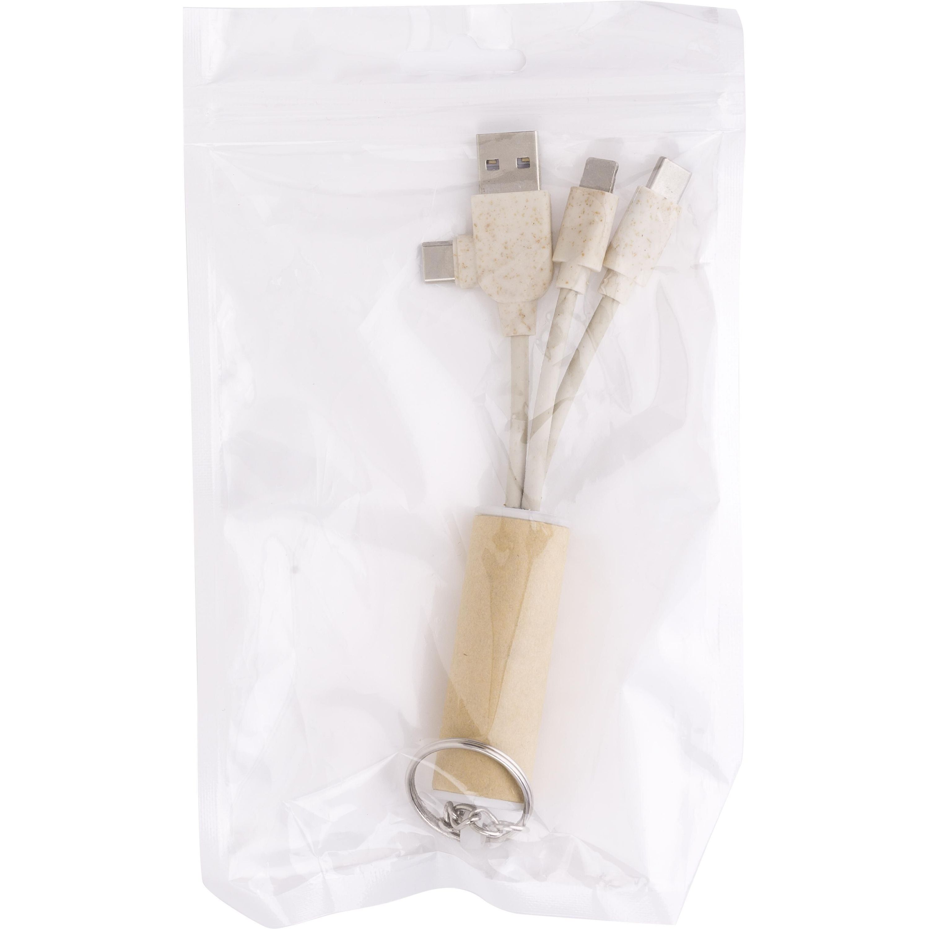 USB-Ladegerät Schlüsselanhänger Tyson - braun-23